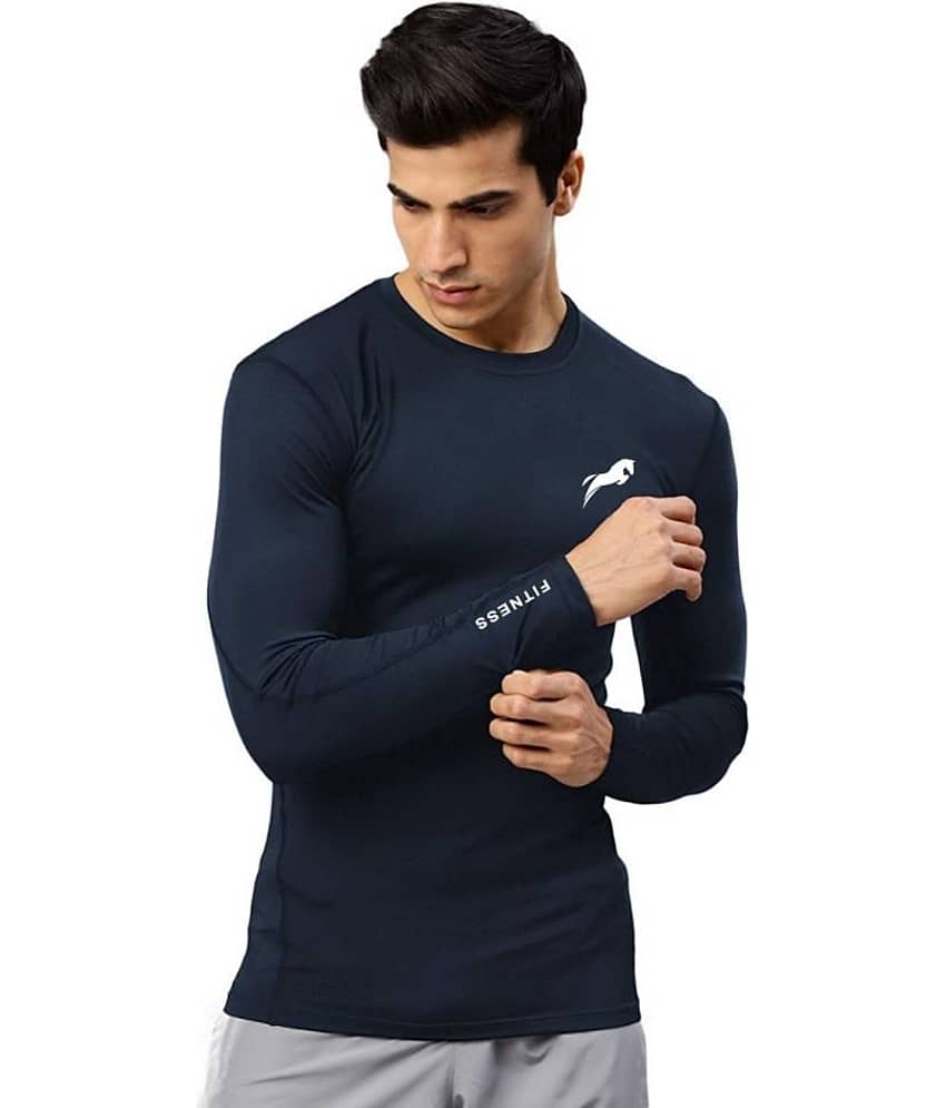 Just Rider Compression Swimming T-Shirt Full Sleeves for Men