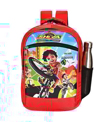 SVB BAG Red Polyester Backpack For Kids