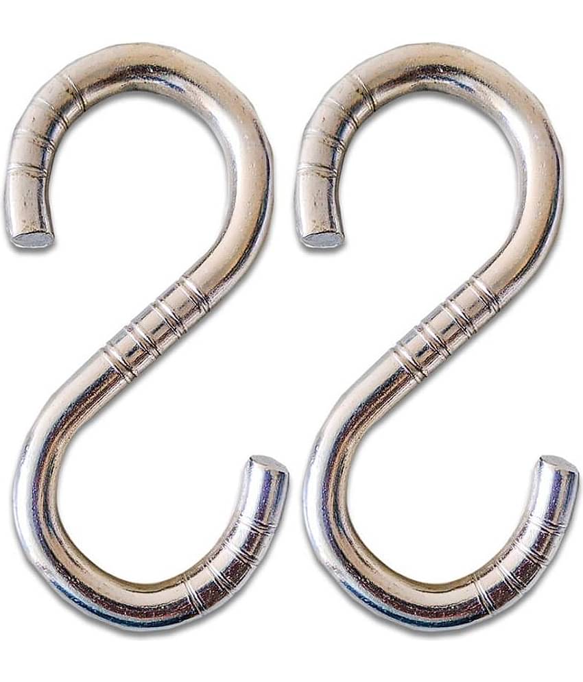 Laxmi Garden Zula Swing S Hook (Pack of 2) Set of 2 Stainless Steel Hooks