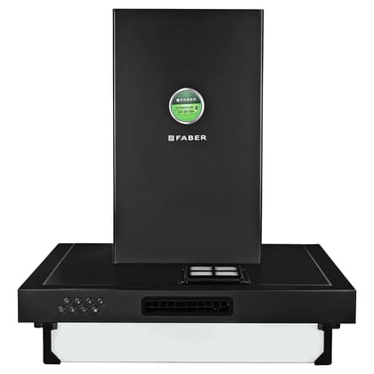 Faber 3 Way suction Chimney with Air purifier & Fan,60 cm,1095 m/hr (HOOD 3N1 AEROST. SPARK 3D BK FT 60,Baffle Filter,Black) Faber 3 Way suction Chimney with Air purifier & Fan,60 cm,1095 m/hr (HOOD 3N1 AEROST. SPARK 3D BK FT 60,Baffle Filter,Black) - Bl