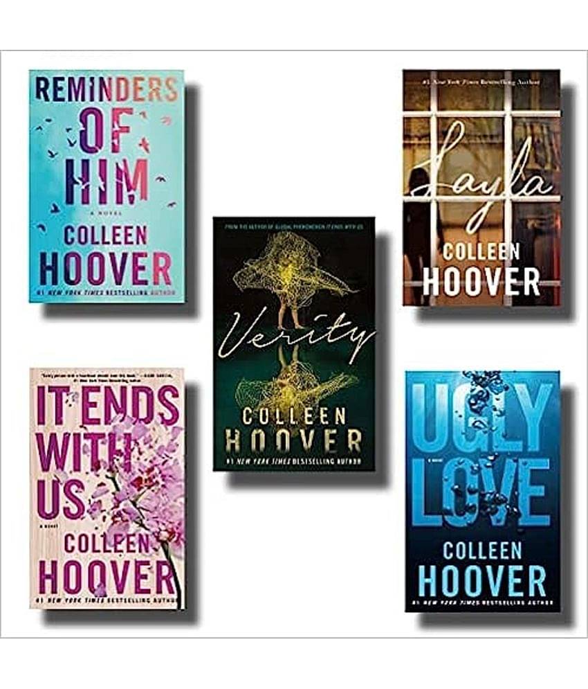 Ugly Love + It Ends With Us + Verity + Layla + Reminder Of Him ( Combo Of Romantic Books By Colleen Hoover) Paperback – Big Book, 1 January 2021