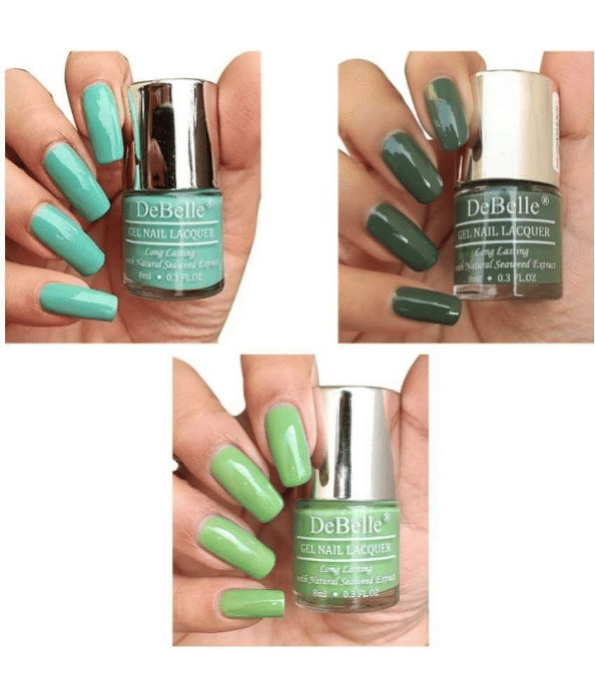 DeBelle Multi Glossy Nail Polish 24 ( Pack of 3 )