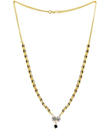 Shankhraj Mall Gold Plated Letest & Designer Mangalsutra For Women-100279