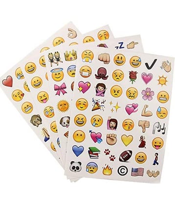 iDream 4 Sheet 192 Emoji Smiley Face Whatsapp Stickers Kawaii Scrapbooking Stationery Sticker