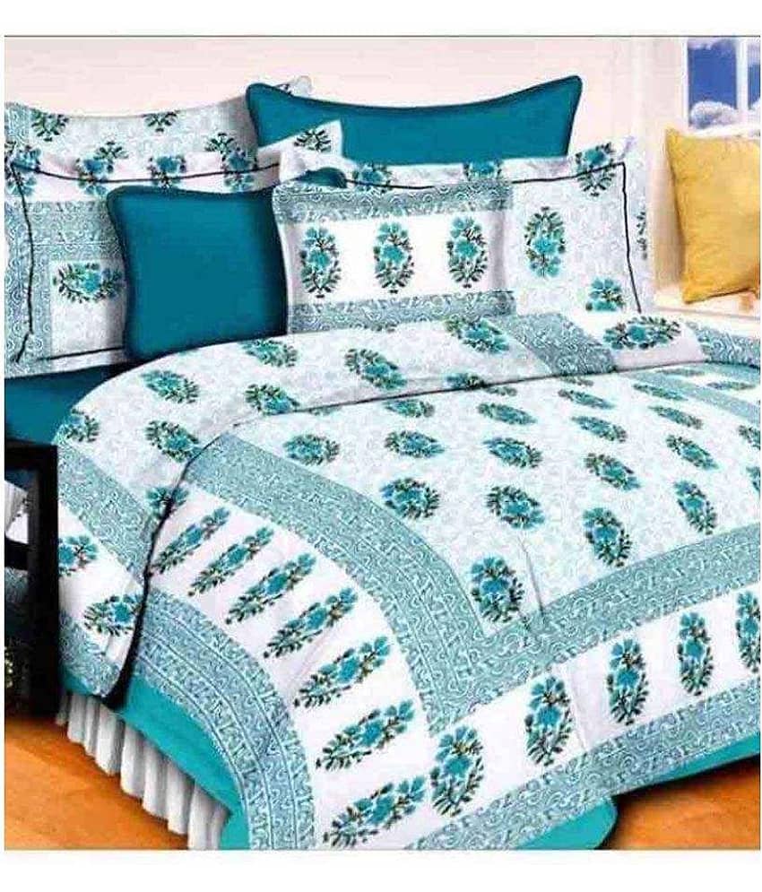 Bombay Spreads Cotton King Bedsheet ( Multi )