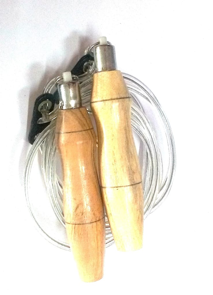 Nawani Wire Skipping Rope Full Size,( Colors May Vary) - Sports and Fitness Equipment | Buy online on ZillyBuy