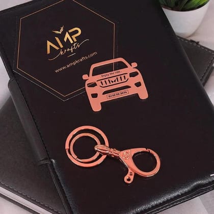 Mahindra Scorpio -N Keychain-Front View / Rose-Gold