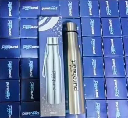 Stainless Steel Water Bottle 1 Litre | Leak Proof & Durable Steel Bottle | BPA Free, Rust Resistant Eco-Friendly Water Bottle (Pack of 1) Stainless Steel Water Bottle 1 Litre | Leak Proof & Durable Steel Bottle | BPA Free, Rust Resistant Eco-Friendly Water Bottle (Pack of 1)