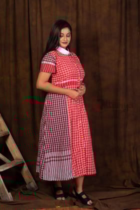 Handloom Gamcha Dress