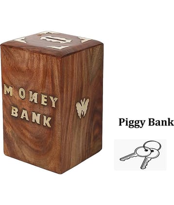 SWH Wood Piggy Bank - Pack of 1