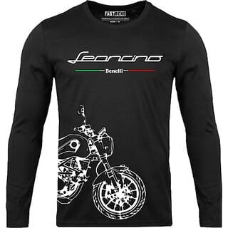 FastB Men Printed Round Neck Black T-Shirt