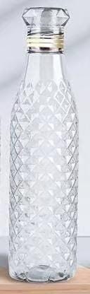 Crystal Clear Water Bottle For Fridge, Home Office Gym School | 1000Ml | Set Of 6 Pcs