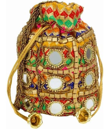 Bulbul Multi Silk Potli