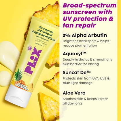 Pineapple Advanced Depigmentation Dewy Sunscreen (SPF 50 PA++++)