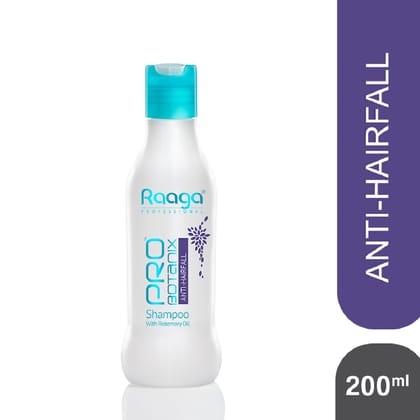 Raaga Professional Pro Botanix Anti-Hair Fall Shampoo with Rosemary Oil, 200 ml | Prevents Hair Breakage & Stimulates Hair Growth