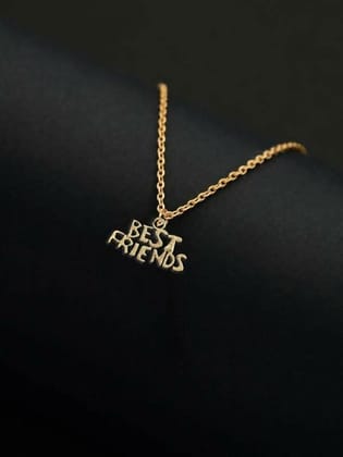 Pinapes Best Friends Forever and Ever Heart Necklace – Friendship Jewelry Set for Girls & Women
