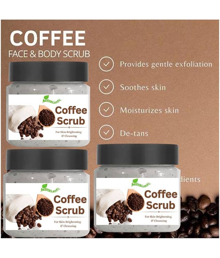 Activeland Skin Brightening Scrub & Exfoliators For Men & Women ( Pack of 3 )