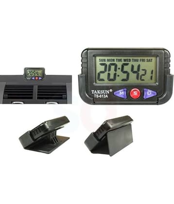 Digital Car Dashboard Alarm Clock and Stopwatch With Flexible Stand