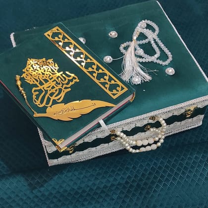 Bridal quran Box Set Janamaz Tasbeeh