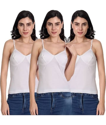 AIMLY Cotton Camisoles - Black Pack of 3