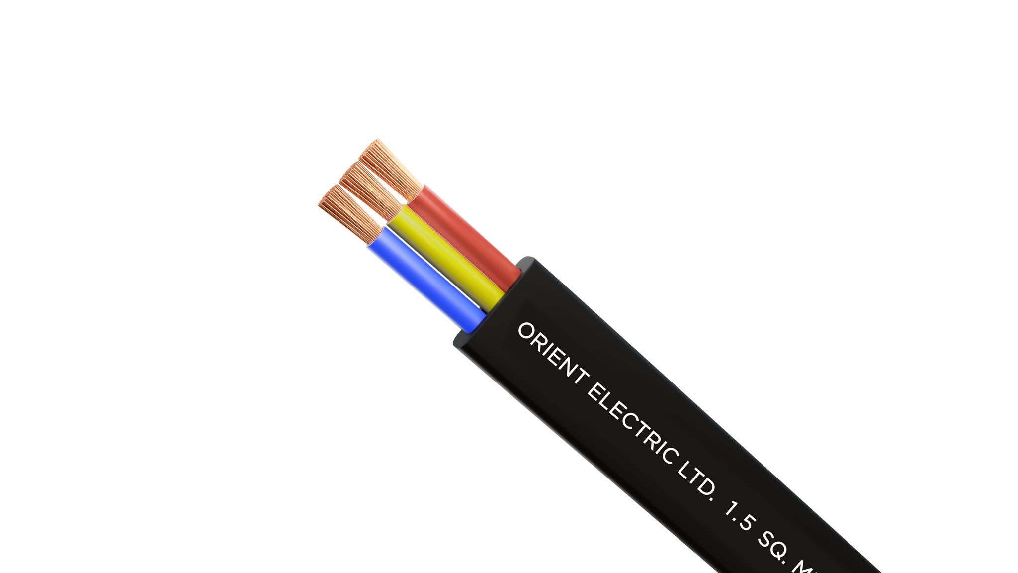 Submersible Flat Cable Wire 3 Core Submersible Flat Cable Wire 3 Core - 100M / 1.5 sq.mm