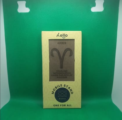 Hello Wooden Mobile Stand  Aries