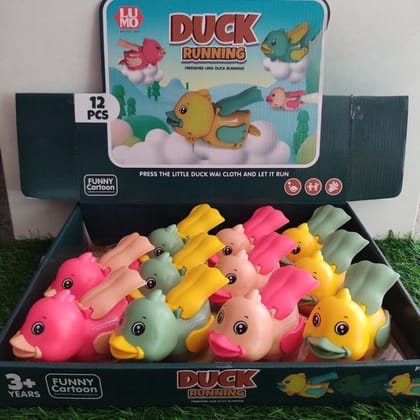 Duck with Cloth Press n Go Toys for Kids (Random) 1pc