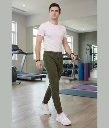 Kashvi Sarees GREEN Lycra Men's Trackpants ( Pack of 1 )
