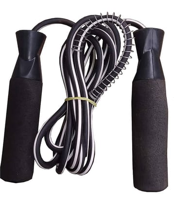 SIMRAN SPORTS PVC Skipping Rope Black Foam/PVC Climbing Rope