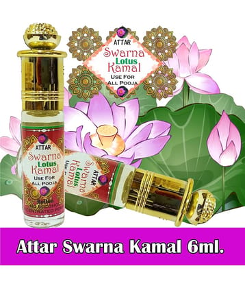 INDRA SUGANDH BHANDAR Attar Swarna Kamal 6ml Rollon Pack