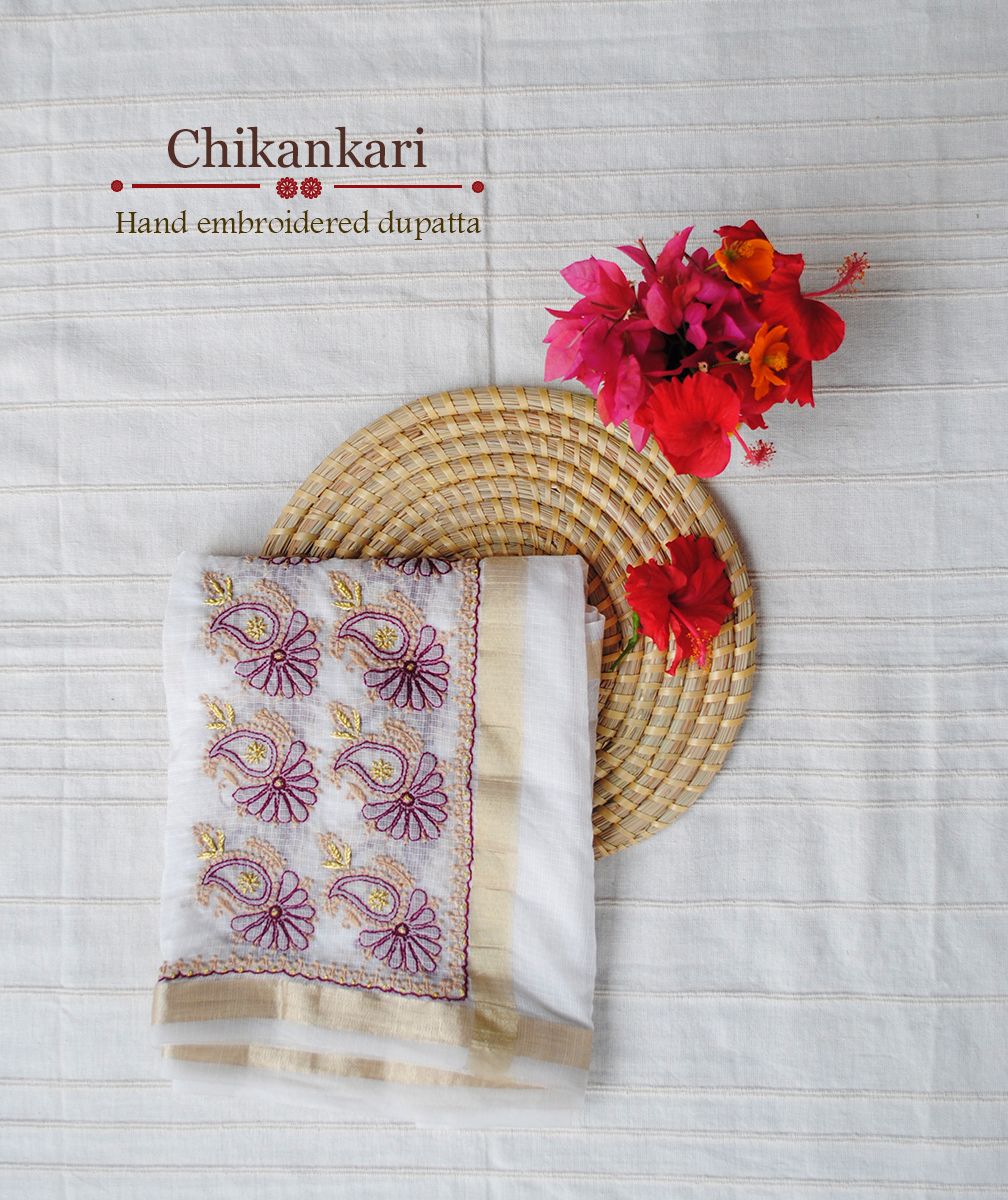 Handloom Dupatta for suit