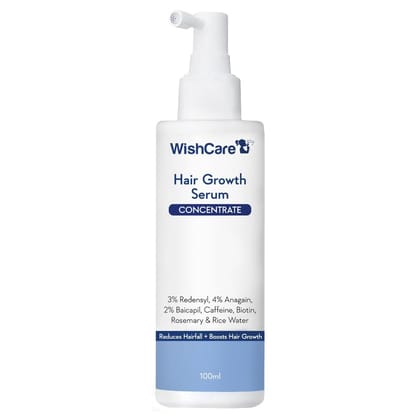 WishCare Hair Growth Serum For Scalp | 94% Saw New Hair Growth | Redensyl & Rosemary Oil | 100% Saw Hairfall Reduction | In-Vivo Tested | For Men & Women | 30ml WishCare Hair Growth Serum For Scalp | 94% Saw New Hair Growth | Redensyl & Rosemary Oil | 10