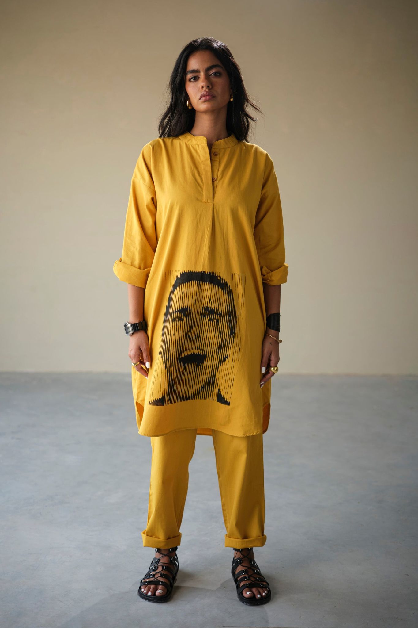 SCREAMER CO-ORD SET-YELLOW-XS / XS