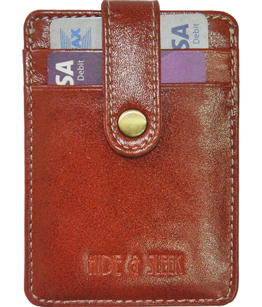 Hide&Sleek - Leather Card Holder ( Pack 1 )