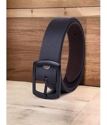 SUNSHOPPING - Black 100% Leather Men's Formal Belt ( Pack of 1 )