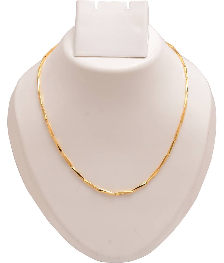 Jewar Mandi Link Chain Gold Plated Daily Use Stylish Designer Long Use Pipe Design Jewelry for Men & Boys