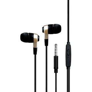 Digimate Hi-Fi Stereo 3.5mm Jack Common Bass Wired Earphone With Mic, Black