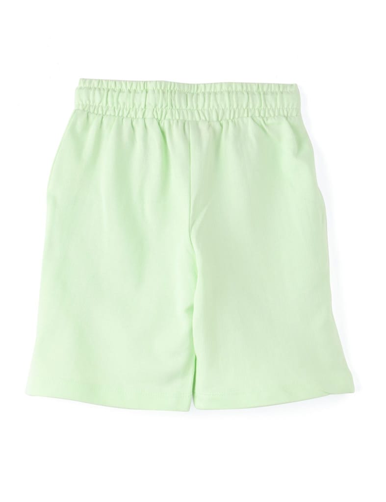 Trendy Kids Girls Shorts Cotton French Terry Patina Green “Cute Dog” 2025 at ShopCircuit | ONDC