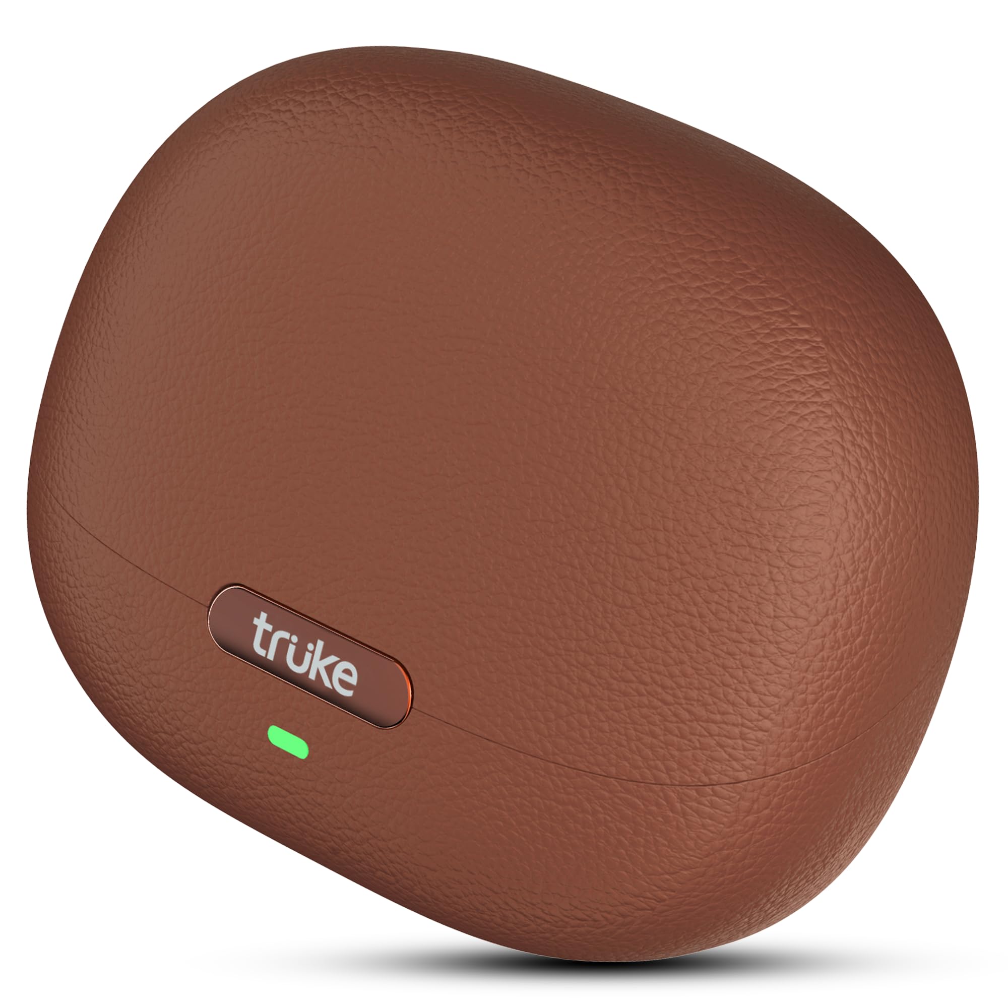 truke New Launch Aura Pro True Wireless in Ear Earbuds w/ 60H Battery & Fast Charge Ear Buds, 13mm Titanium Drivers, Dual Pairing, 4-Mic ENC TWS, 40ms Low Latency Gaming, Made in India -SiennaBrown