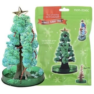(Pack of 1) Christmas & New Year Magic Growing Tree - Gift Set, Kids, Office & Home Decor