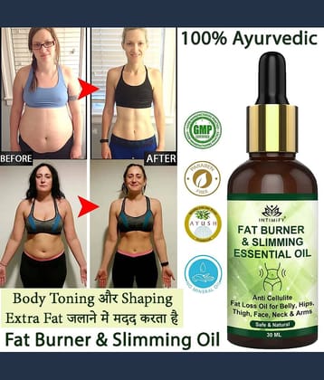 Intimify Fat Burner & Slimming Essential Oil Fat Burn Oil Belly Fat Loss Oil 30ml