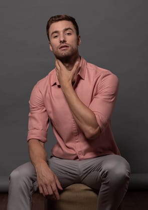 Tencel™ Shirt in Salmon-S · 38 - 39''