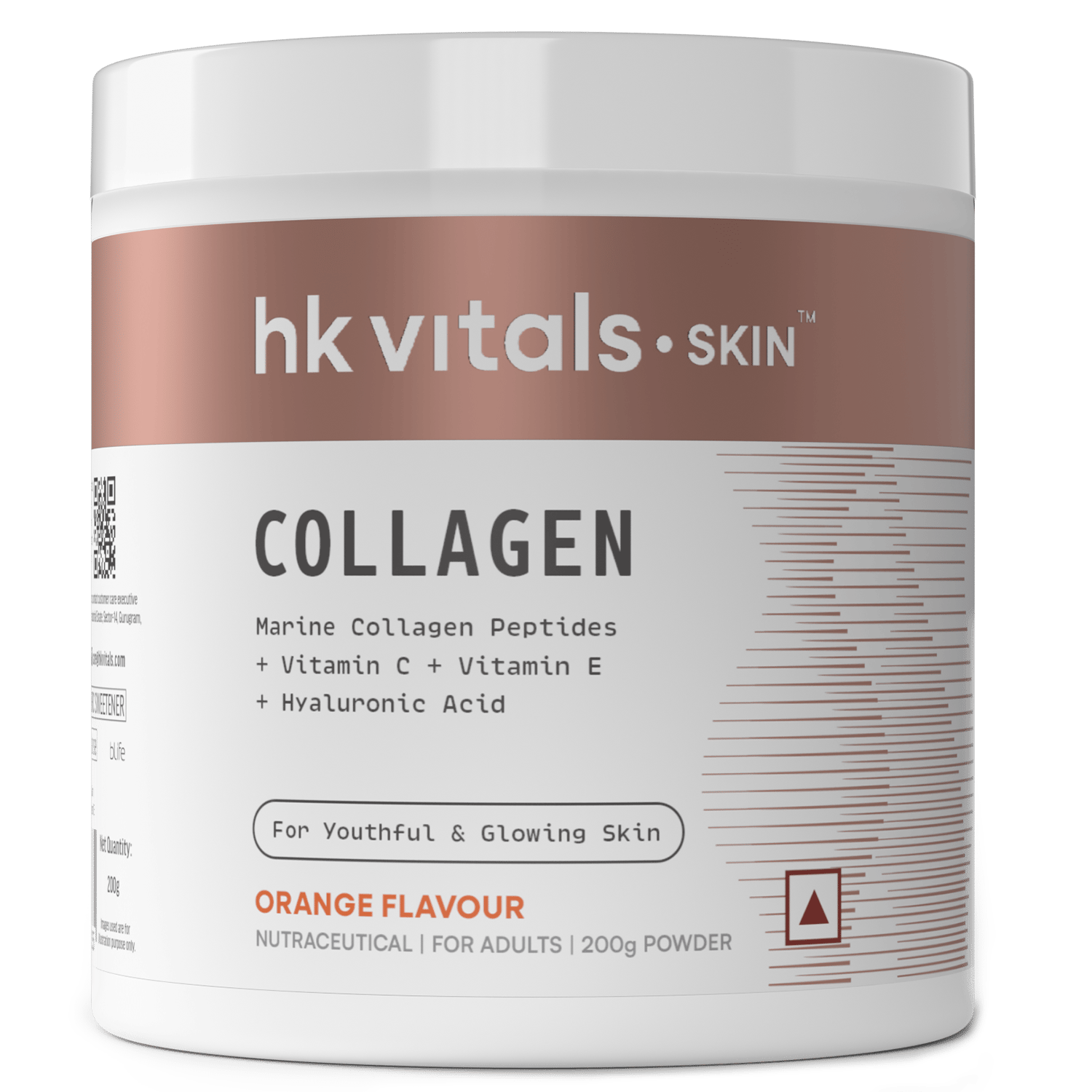 hk vitals Skin Radiance Marine Collagen Supplement (Orange, 200g)