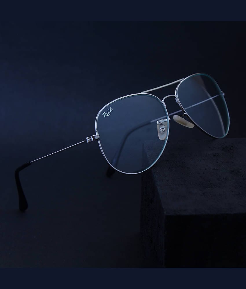 RESIST EYEWEAR Silver Pilot Sunglasses ( Pack of 1 )