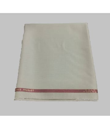 ONLY VIMAL - Beige Polyester Blend Men's Unstitched Pant Piece ( Pack of 1 )