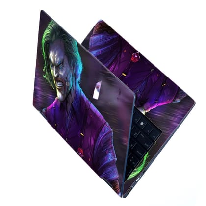 Full Body Laptop Skin Stickers Decal Cover for All Models (Size 15.6 inch) joker-12 Full Body Laptop Skin Stickers Decal Cover for All Models (Size 15.6 inch) joker-12