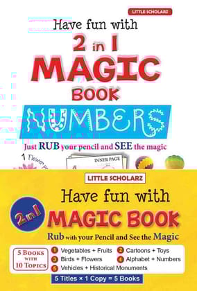 Have Fun with 2 in 1 Magic Books (Set of 5 Books) [Paperback] [Feb 10, 2024] LS Editorial Team