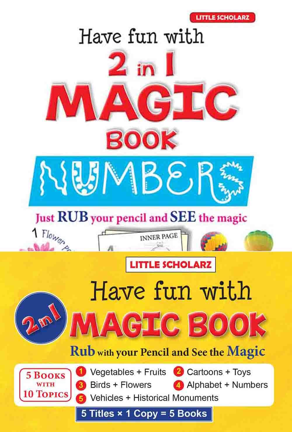 Have Fun with 2 in 1 Magic Books (Set of 5 Books) [Paperback] [Feb 10, 2024] LS Editorial Team