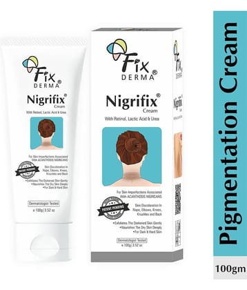 Fixderma Nigrifix Cream For Dark Neck, Ankles, Knuckles, Elbows,Underarm Whitening 100g, (Pack of 1)