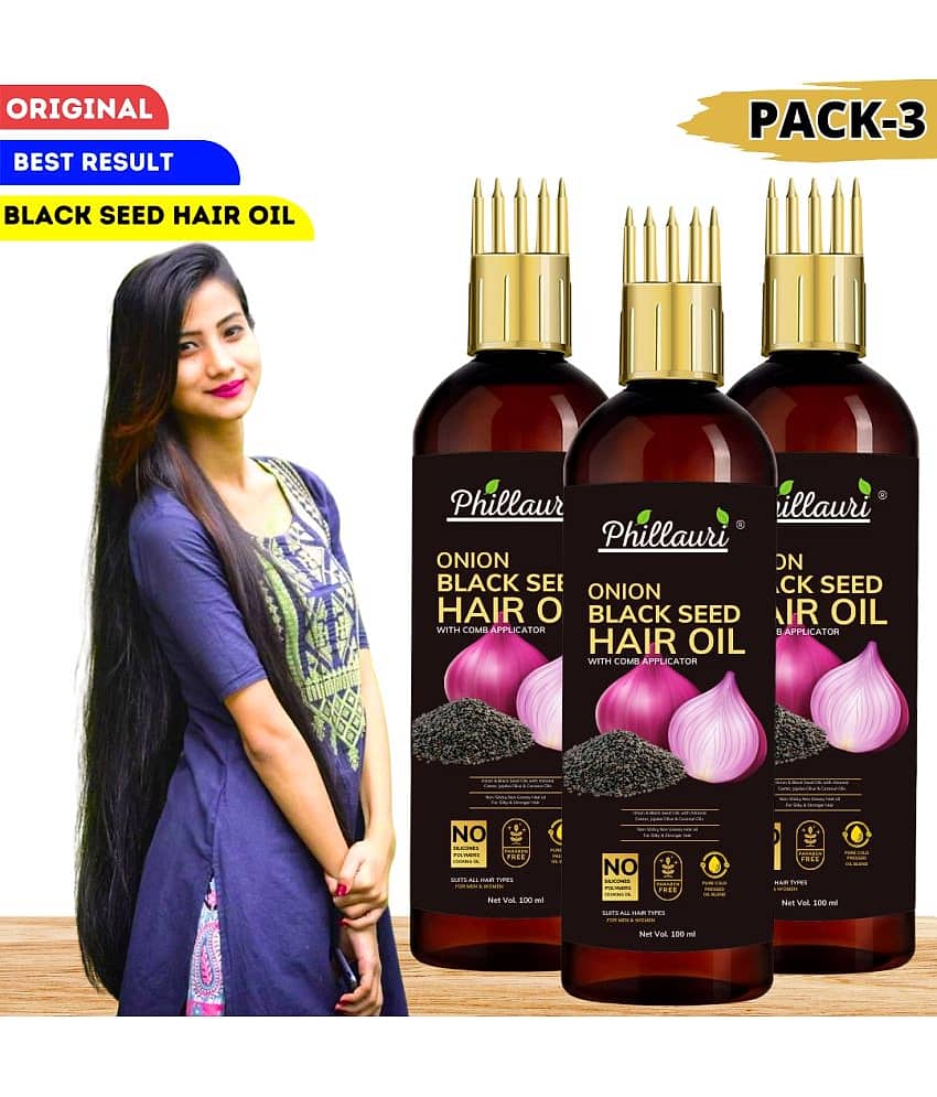 Phillauri - Anti Hair Fall Onion Oil 300 ml ( Pack of 3 )